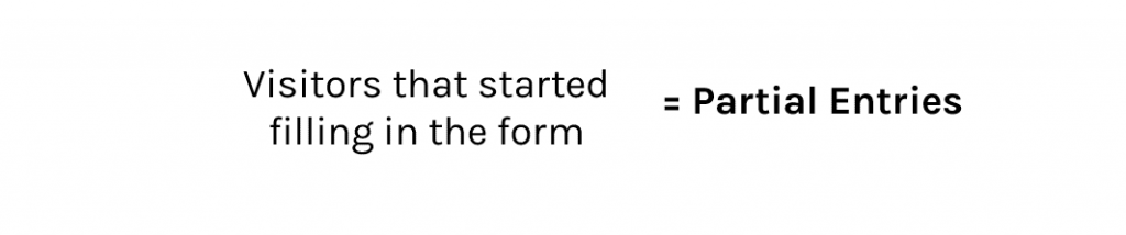 Partial lead entries formula