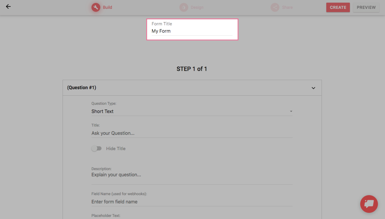 Change form title in LeadGen App