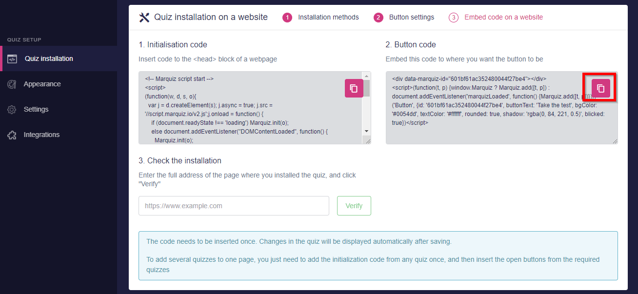 How to install Marquiz on to your Unbounce website 17