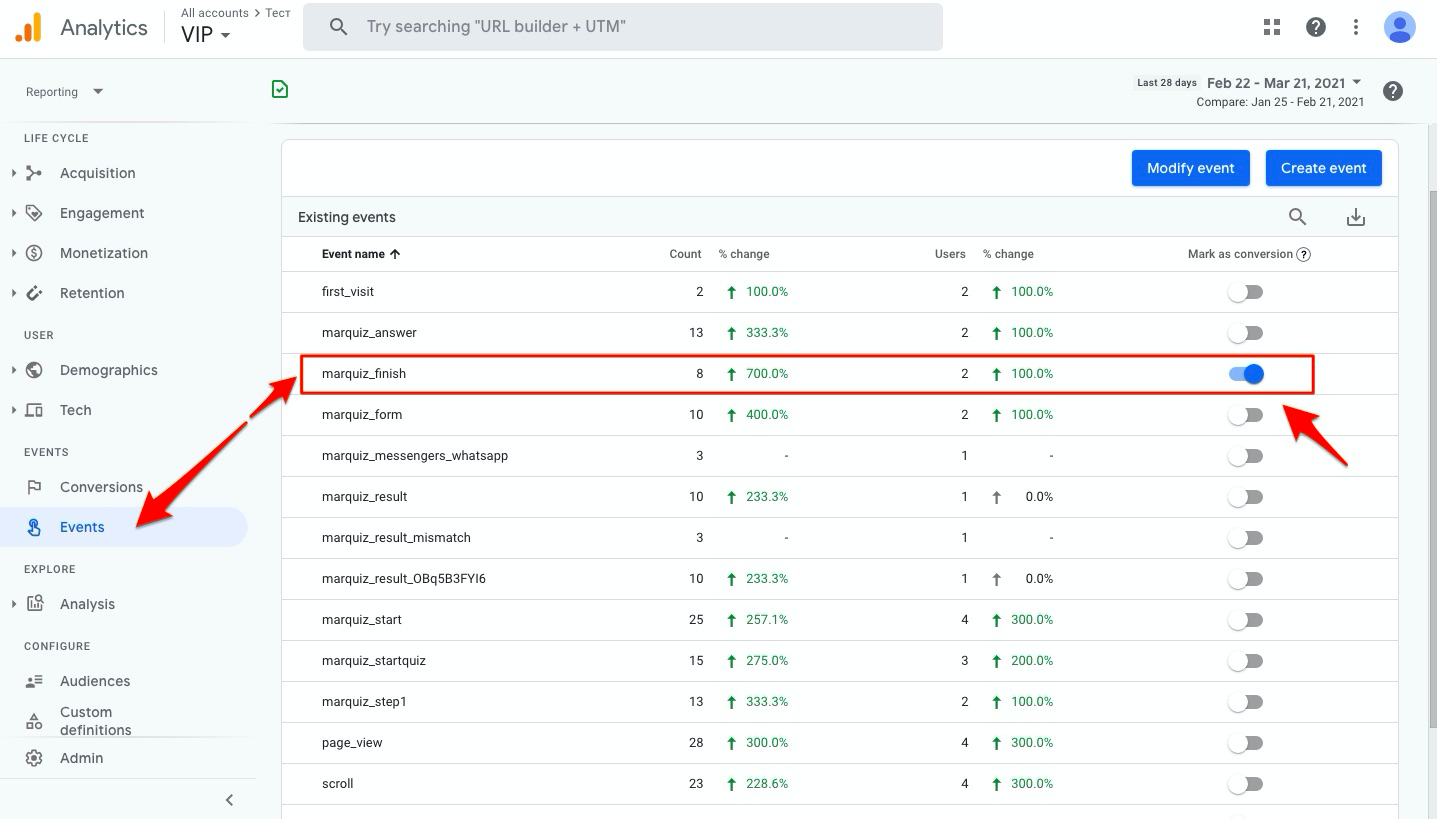 How to set up Google Analytics (Marquiz) 19