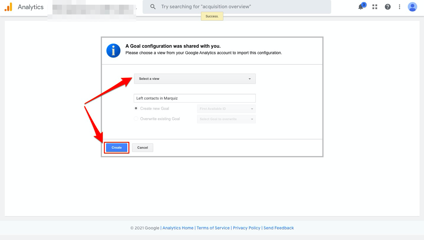 How to set up Google Analytics (Marquiz) 9