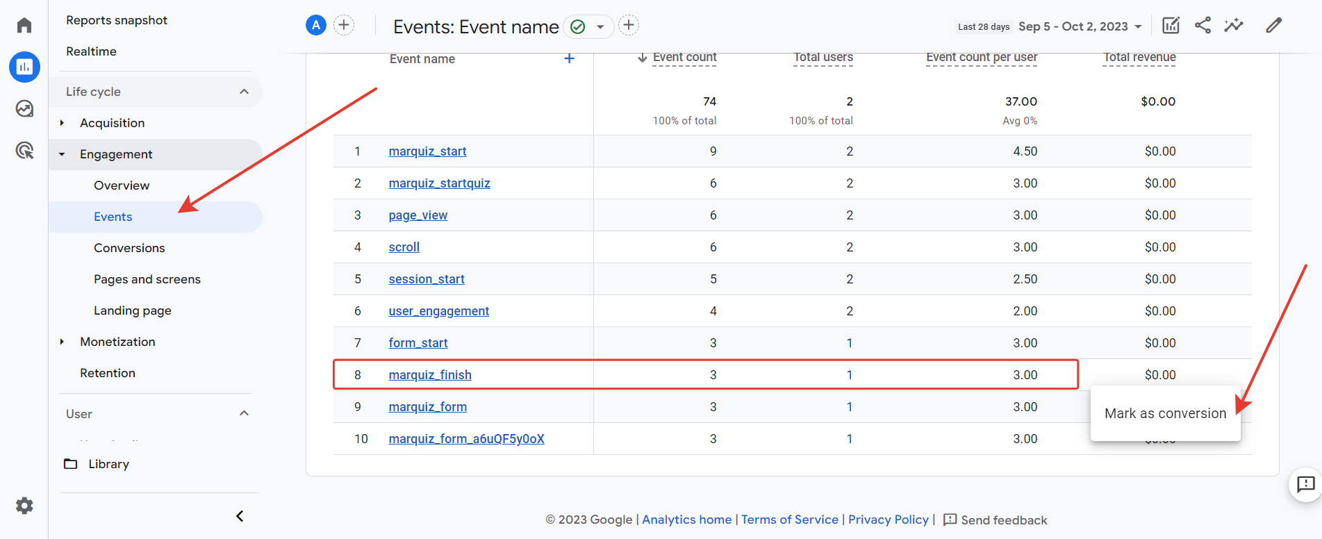 How to set up Google Analytics (Marquiz) 19