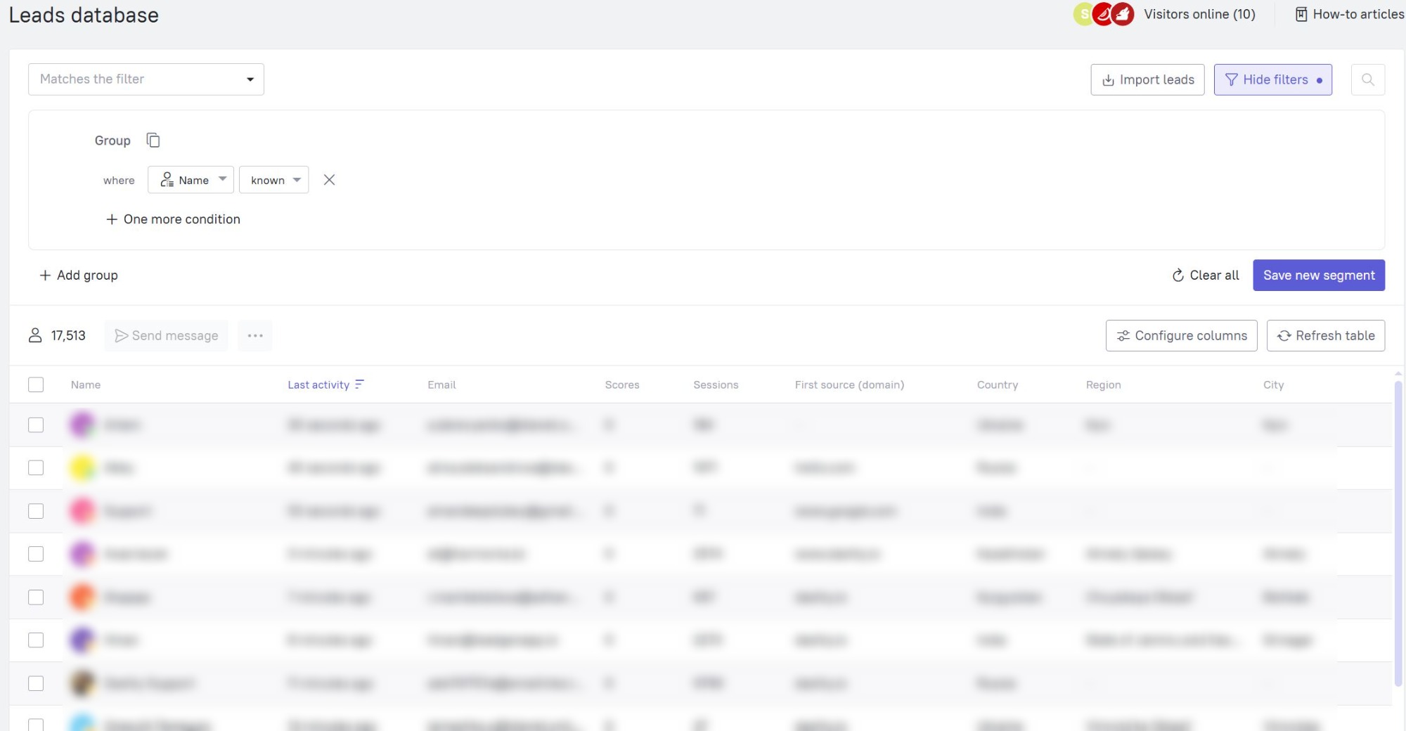 An overview of Lead database